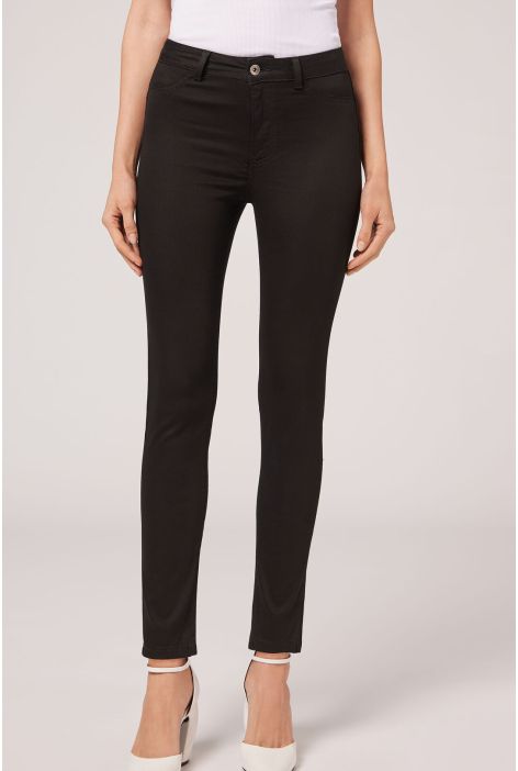 Jean Push-up En Denim Léger Noir
