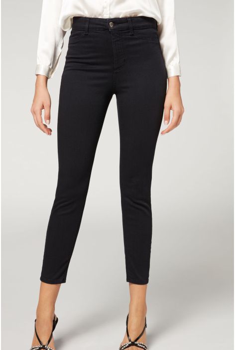 Jean Skinny Thermique Ultra Doux Noir