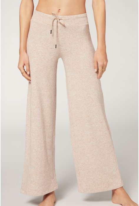 Legging Palazzo En Cachemire Naturel