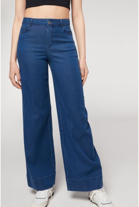 Jeans Palazzo Bleu