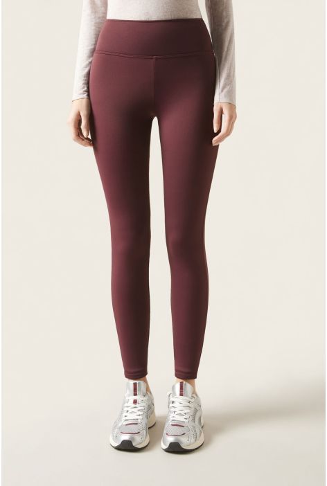 Leggings Polaires Plush Bordeaux