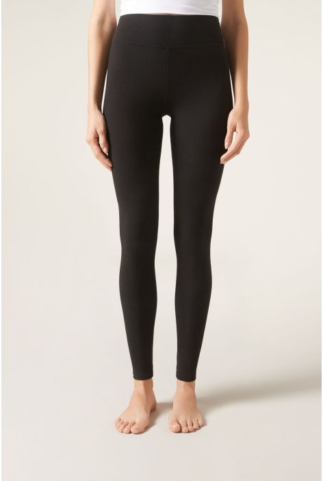 Leggings Avec Cachemire Noir