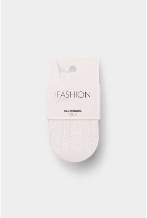 Collant Résille Pour Fille Rose