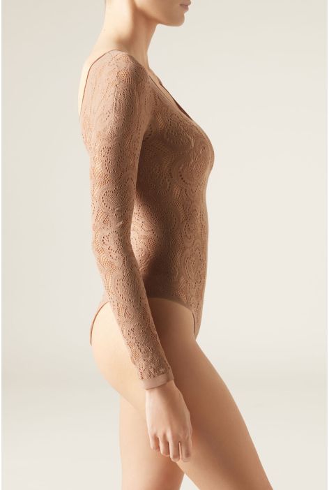 Body En Dentelle Naturel