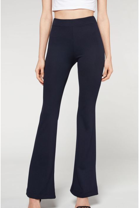 Legging Flare Bleu