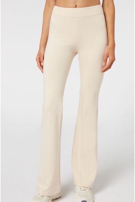 Legging Flare Blanc (avorio)