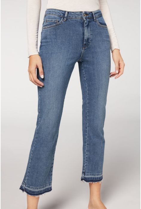 Jean Flare Bleu
