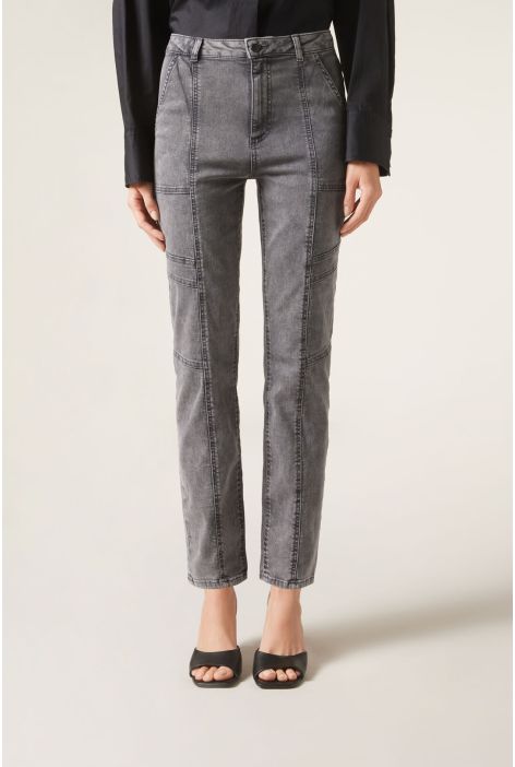 Jeans Droits Vert