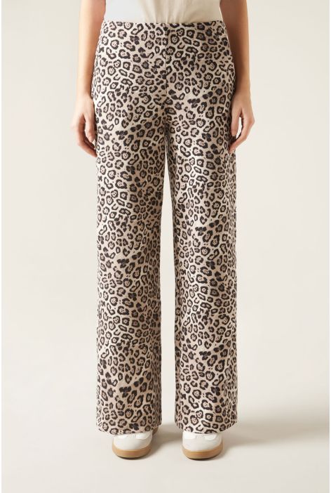 Pantalon Palazzo Luxlounge À Motif Animalier Multicolore