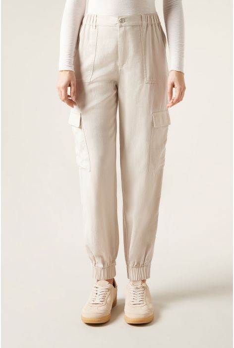 Jogger Cargo Ultra Léger Naturel