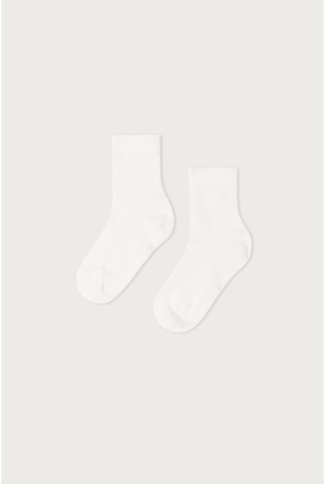 Chaussettes Courtes En Coton Nouveau-né Blanc