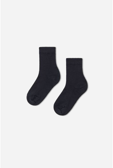 Chaussettes Courtes En Coton Nouveau-né Bleu