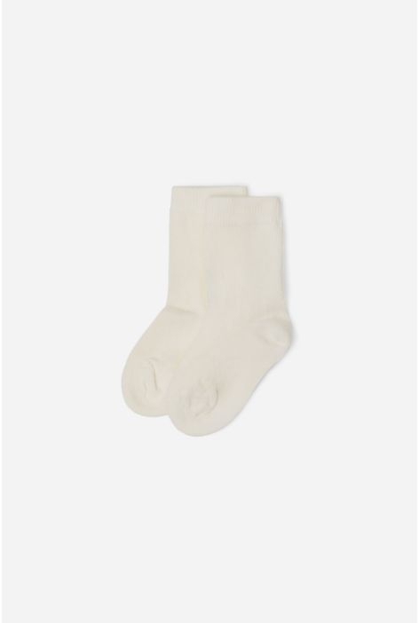 Chaussettes Courtes En Coton Nouveau-né Blanc