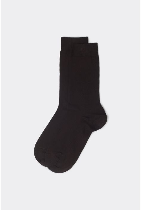 Chaussettes Courtes Avec Cachemire Pour Homme Marron