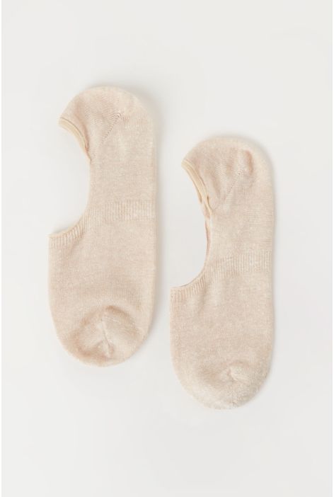 Socquettes En Coton Et Lin Unisexes Naturel