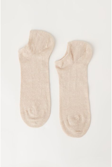 Socquettes Unisexes En Coton Et Lin Naturel