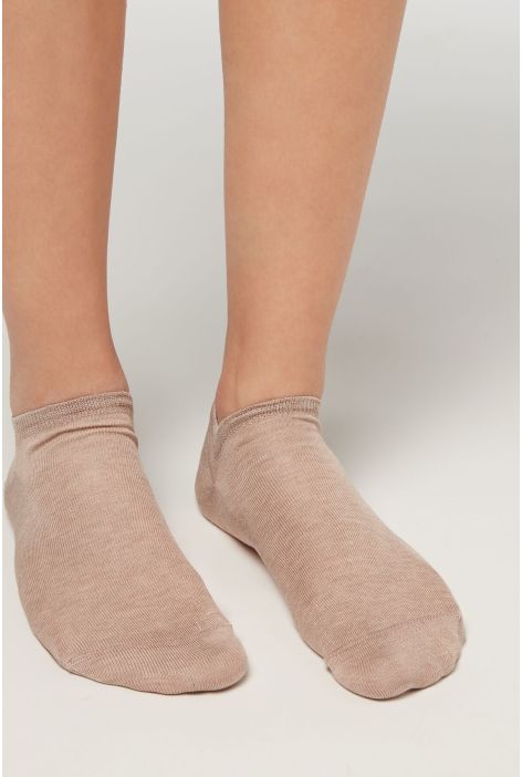 Chaussettes Invisibles Unisexes En Coton Naturel